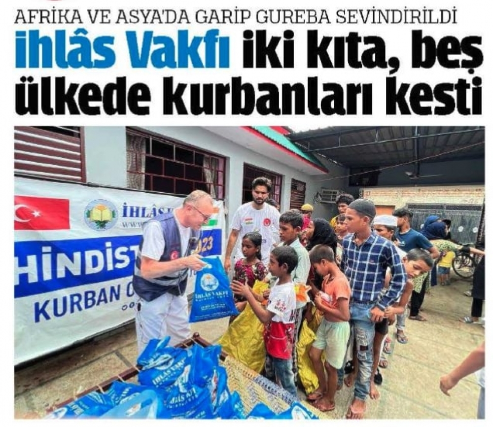 İhlas Vakfı 2 Kıta, 5 ülkede bayramı yaşattı